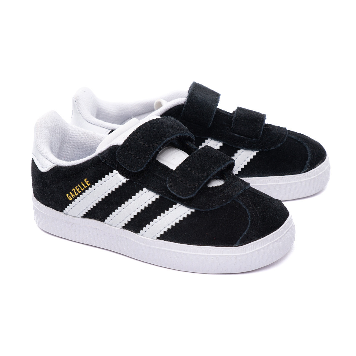 Tenis adidas Gazelle Cinta Adhesiva Core Black-White-White -