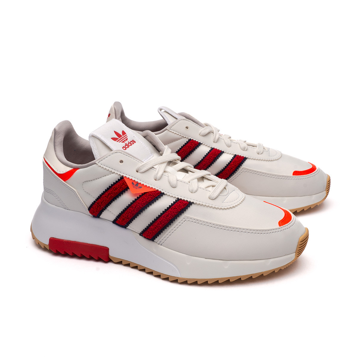 Extremadamente importante saldar análisis Zapatilla adidas Retropy F2 Core White-Better Scarlet-Solar Red - Fútbol  Emotion