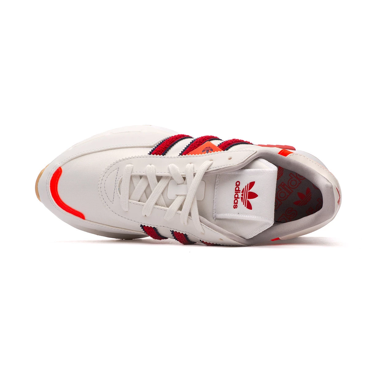 Trainers adidas Retropy F2 Core White Better Scarlet Solar Red