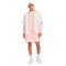 Pantalón corto Club French Terry Flow Pink Bloom-White-White