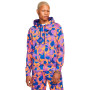 Club+ French Terry Pullover AOP Vivid Purple-Deep Royal Blue-Black