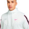 Chaqueta Sportswear Repeat Swoosh Polyknit Summit White-Hyper Pink