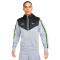 Chaqueta Sportswear Repeat Swoosh Polyknit Wolf Grey-Black-Volt