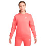 Sportswear Club Fleece Crew Mujer Sea Coral-White