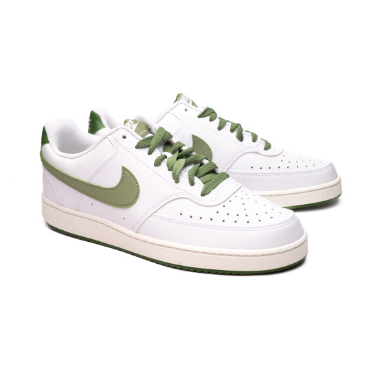 Baskets Nike Court Vision Low White Oil Green Treeline Sail Futbol Emotion