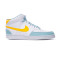 Zapatilla Court Vision Mid Nn White-Laser Orange-Ocean Bliss-Gum Brown-Phan