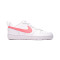 Zapatilla Court Borough Low 2 Niño White-Coral Chalk-Laser Orange