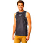 Retro Pinstripes Basketball-Black