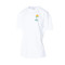 Camiseta Woven Signature Chest Flower White