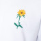 Camiseta Woven Signature Chest Flower White