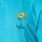 Camiseta Woven Signature Chest Flower Blue