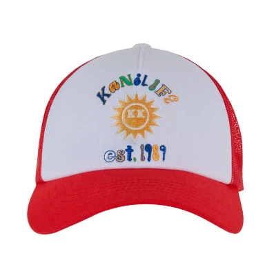 Woven Signature Trucker Cap