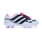 Bota Predator Precision + FG White-Core Black-Shock Pink