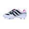 Bota Predator Precision + FG White-Core Black-Shock Pink