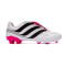 Bota Predator Precision .3 FG White-Core Black-Shock Pink
