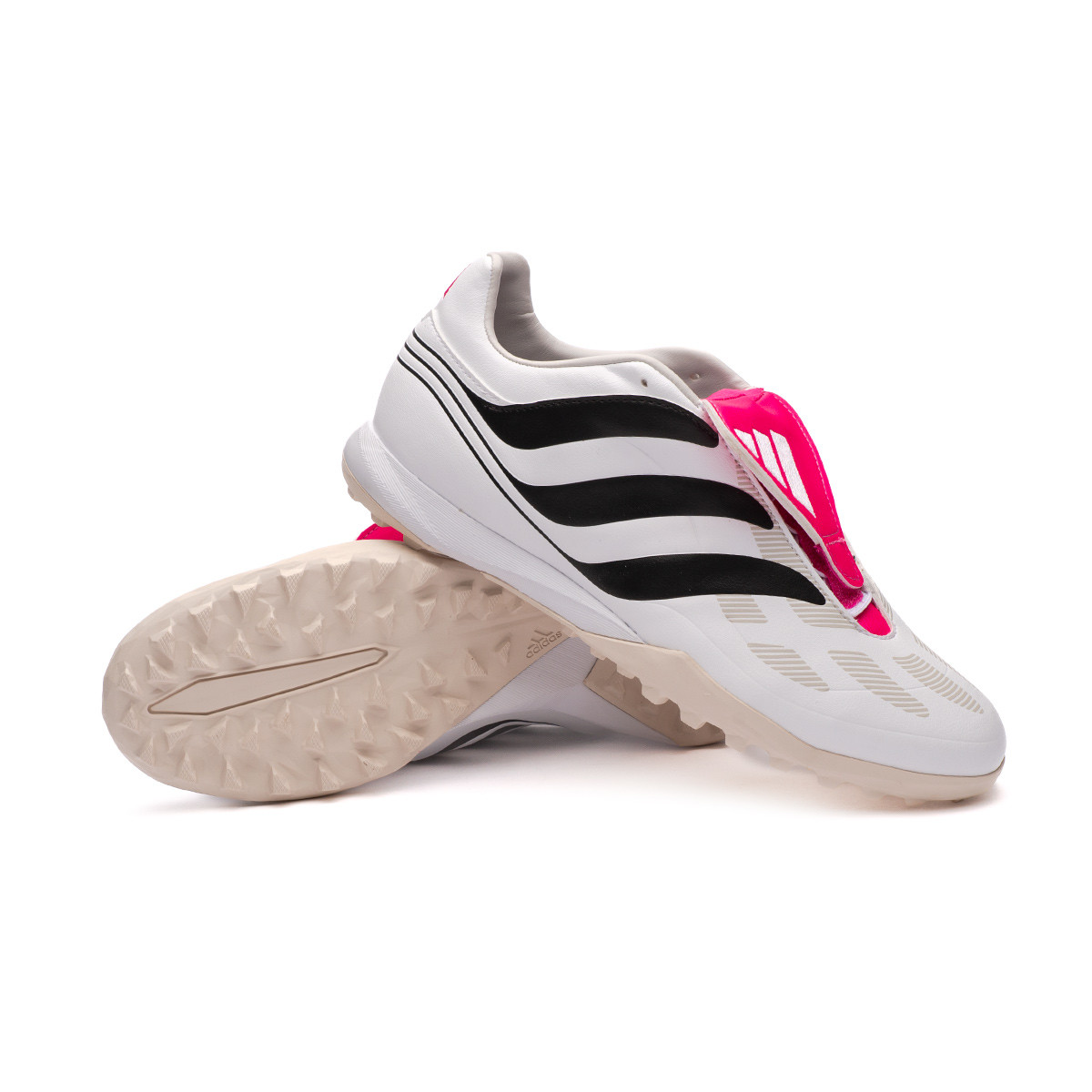 Bota de fútbol Predator Precision .3 White-Core Black-Shock Pink - Fútbol