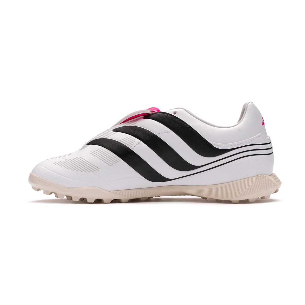 Bota de adidas Predator Precision .3 Turf White-Core Black-Shock Pink - Emotion