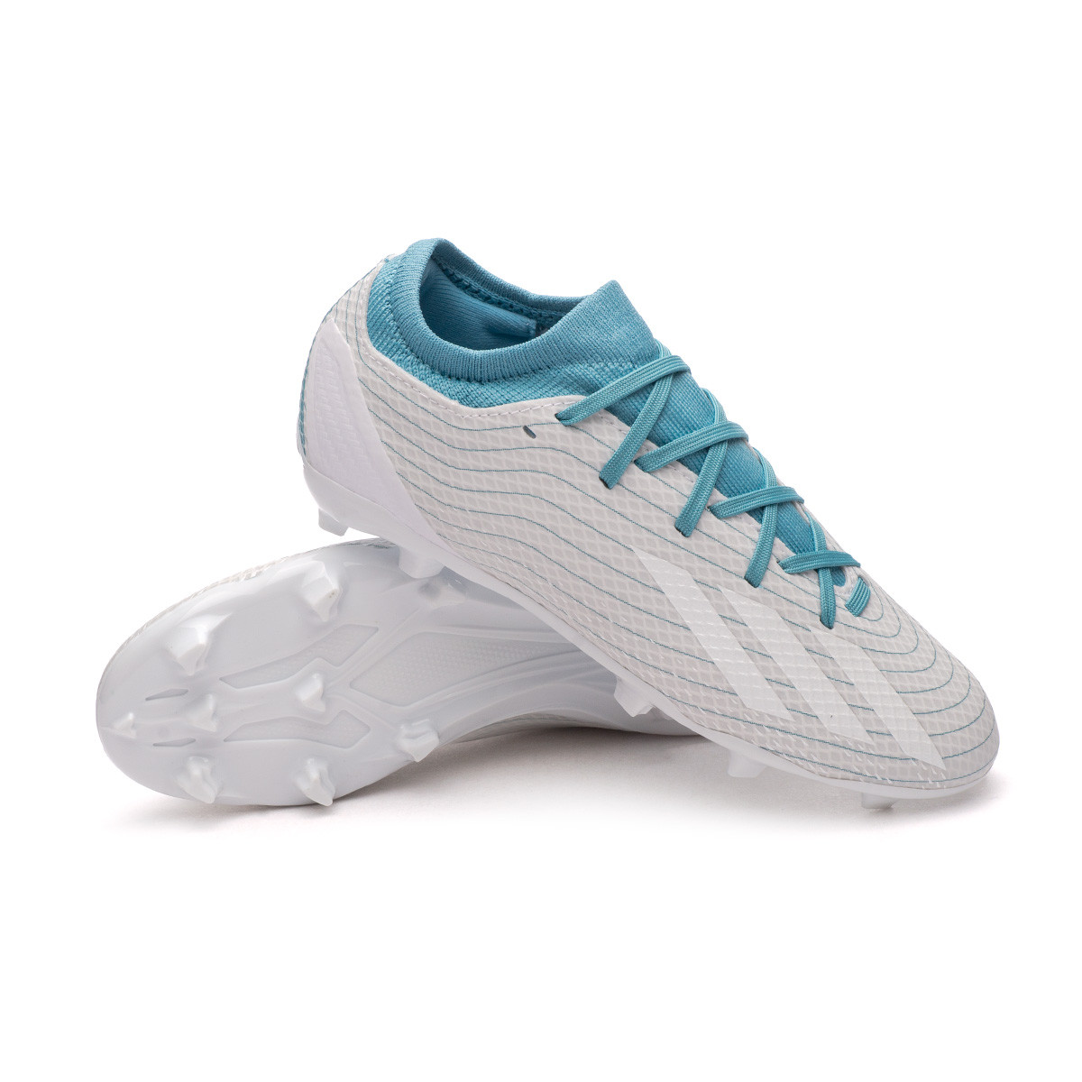 Ir a caminar hará Ausencia Zapatos de fútbol adidas X Speedportal .3 FG Niño White-Grey Two-Preloved  Blue - Fútbol Emotion
