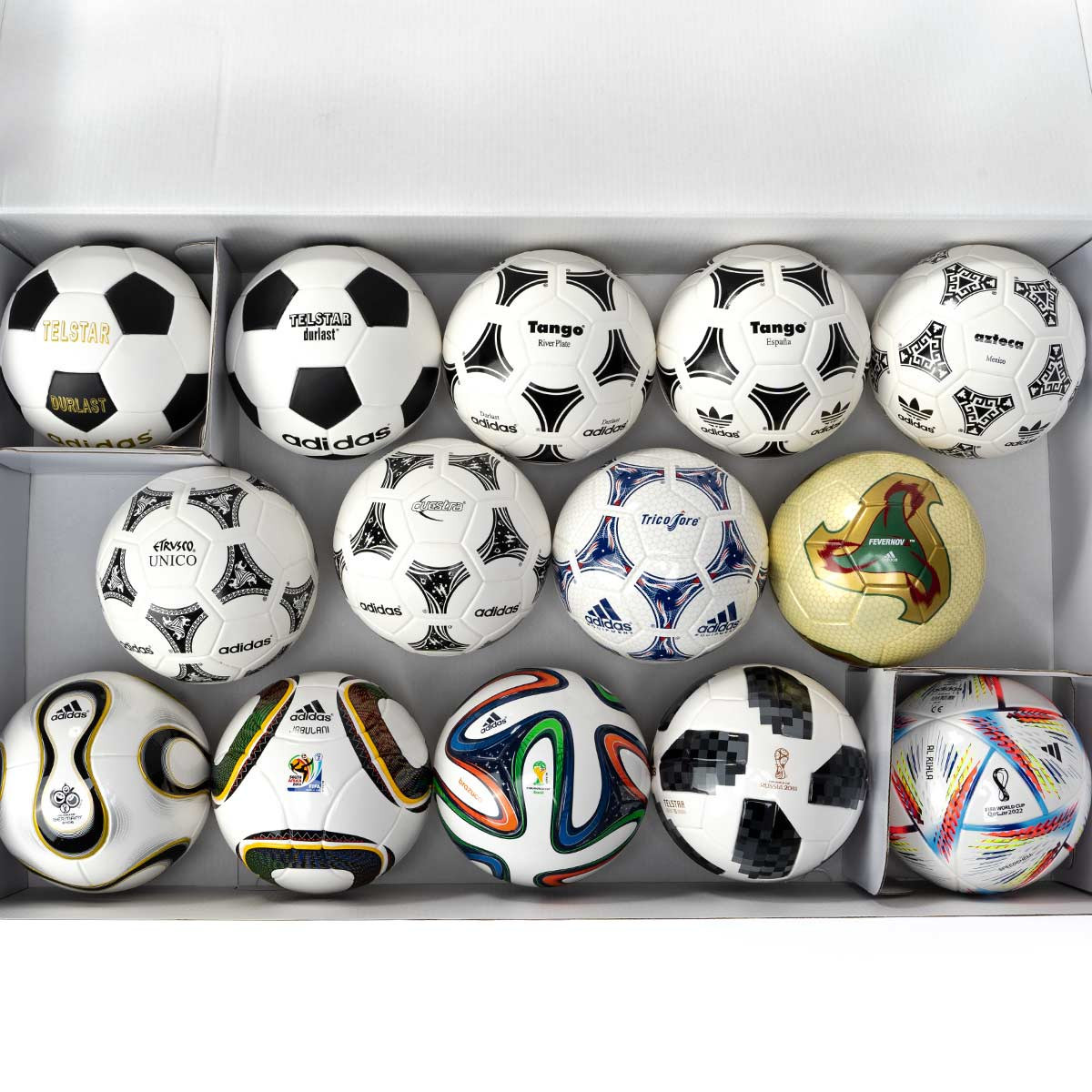 Arqueología cobertura menta Pack adidas Balones Mini Históricos World Cup White - Fútbol Emotion