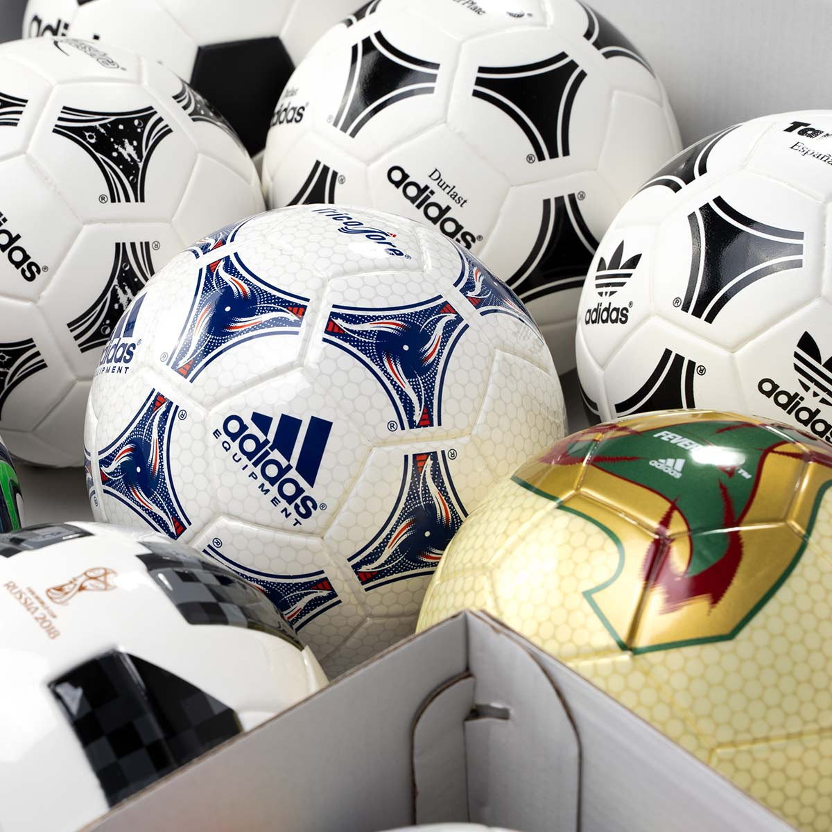 Arqueología cobertura menta Pack adidas Balones Mini Históricos World Cup White - Fútbol Emotion