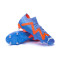 Bota Future Ultimate MxSG Blue Glimmer-White-Ultra Orange