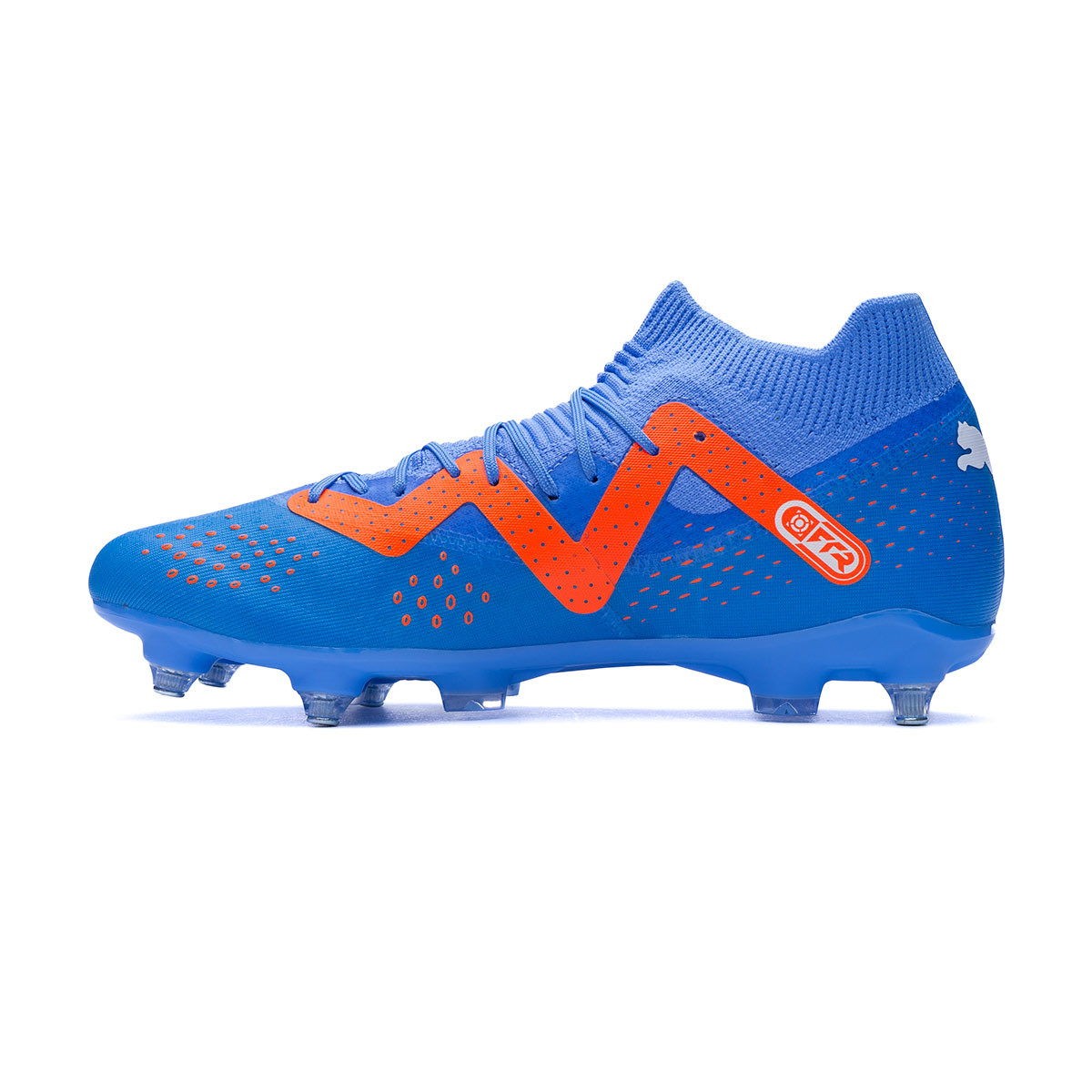 Football Boots Puma Future Match MxSG Blue Glimmer-White-Ultra Orange ...