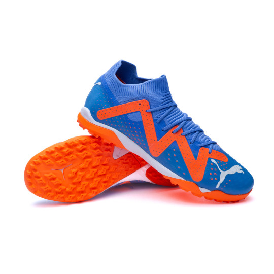 Football Boots Puma Future Match Turf Blue GlimmerWhiteUltra Orange