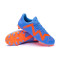 Bota Future Play FG/AG Niño Blue Glimmer-White-Ultra Orange