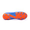 Bota Future Play FG/AG Niño Blue Glimmer-White-Ultra Orange
