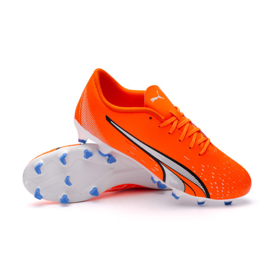 Football Boots Puma Ultra Play FG/AG Ultra OrangeWhiteBlue Glimmer