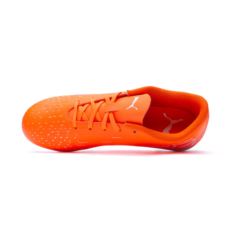 bota-puma-ultra-play-fgag-nino-ultra-orange-white-blue-glimmer-4