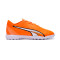 Bota Ultra Play Turf Niño Ultra Orange-White-Blue Glimmer