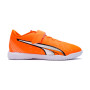 Kids Ultra Play IT Adhesive Strap Ultra Orange- White-Blue Glimmer