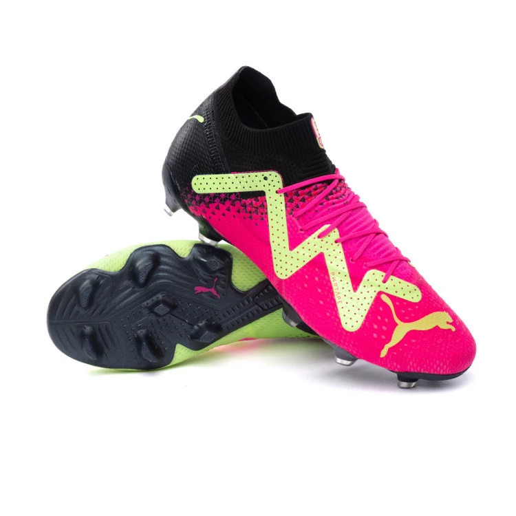 Zapatos de futbol Puma Future Ultimate FG AG Black Ravish Fast Yellow Futbol Emotion
