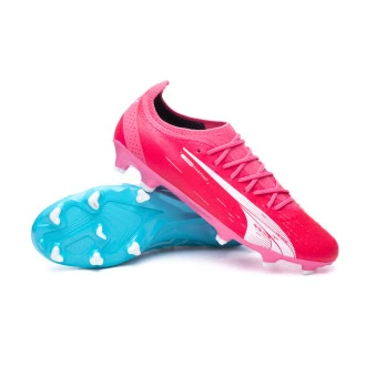Bota Ultra Ultimate FG/AG Hero Blue-White-Sunset Pink