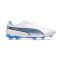 Bota King Match FG/AG White-Black-Blue Glimmer
