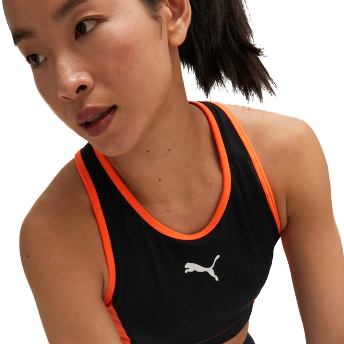 Puma high neck sports bra shop