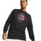 Sudadera AC Milan Fanswear 2022-2023 Black-Tango Red