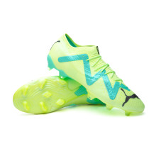 Bota de futbol Puma Future Ultimate Low FG AG Fast Yellow Black Electric Peppermint Futbol Emotion