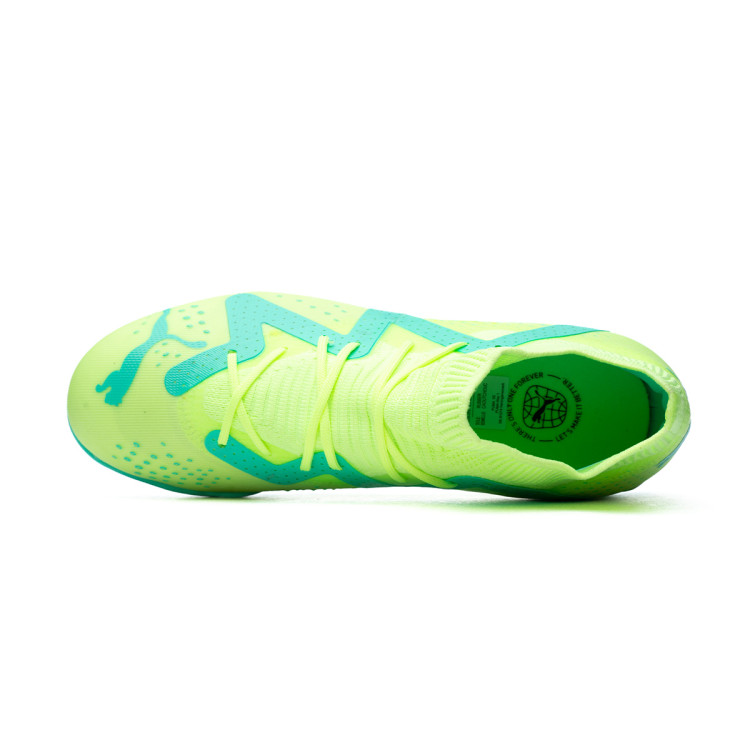 bota-puma-future-match-turf-mid-nino-fast-yellow-black-electric-peppermint-4