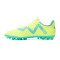 Bota Future Play MG Niño Fast Yellow-White-Electric Peppermint
