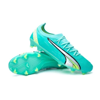 Bota Ultra Ultimate FG/AG Electric Peppermint-White-Fast Yellow