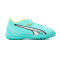 Bota Ultra Play Turf Cinta Adhesiva Niño Electric Peppermint-White-Fast Yellow