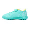 Bota Ultra Play Turf Cinta Adhesiva Niño Electric Peppermint-White-Fast Yellow