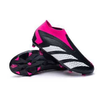 Predator Accuracy + FG Bambino Black-White-Shock Pink