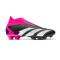 Bota Predator Accuracy + AG Black-White-Shock Pink