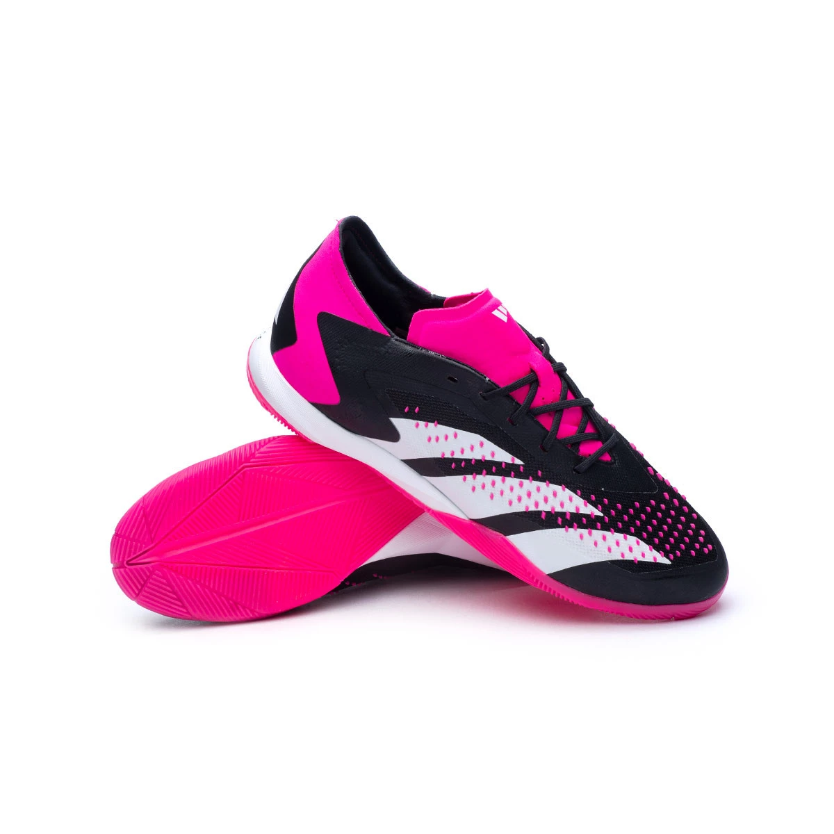 Zapatillas de fútbol sala IC en color blanco y rosa - Consigue las Adidas  Predator Edge.3.