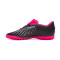 Bota Predator Accuracy .4 Turf Niño Black-White-Shock Pink