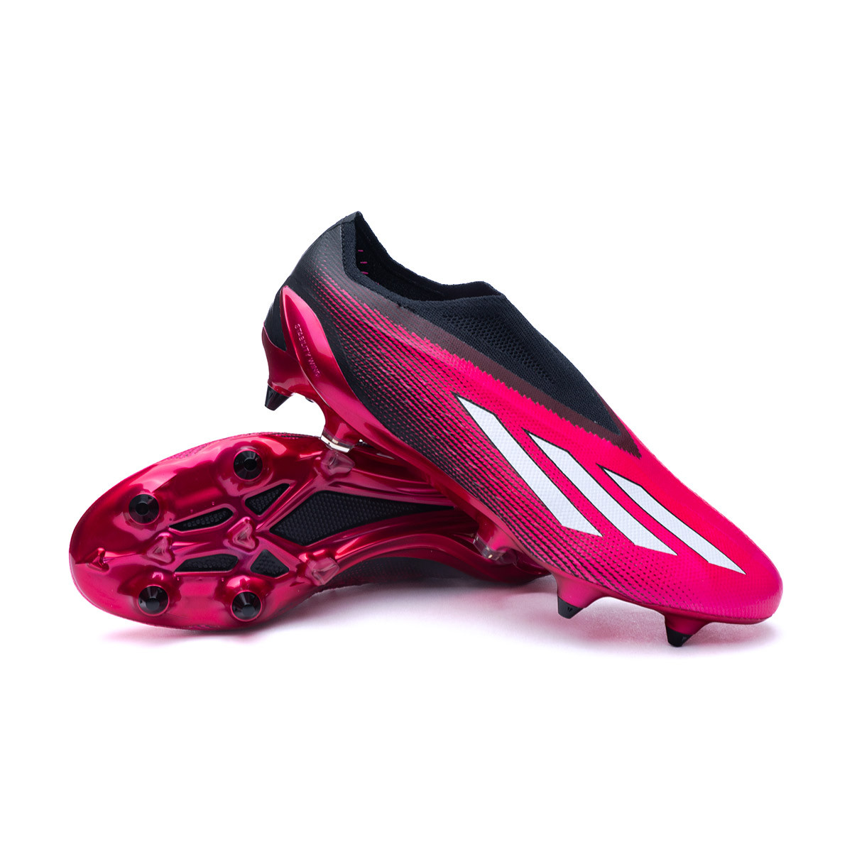 Bota de adidas X Speedportal + Pink-White-Black - Fútbol Emotion