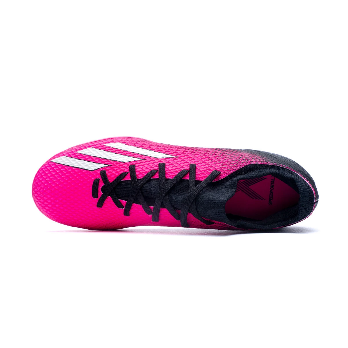 HallenfuBballschuh adidas X Speedportal .3 IN Shock Pink Zero Metallic Schwarz Futbol Emotion